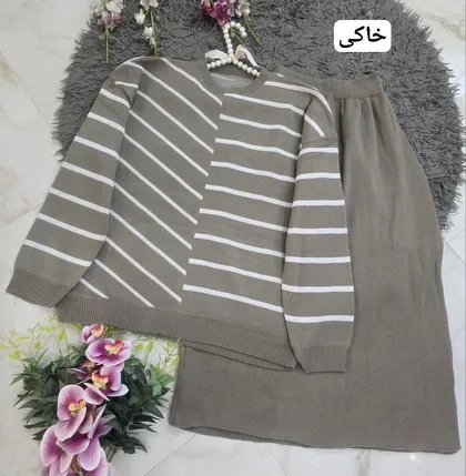 بلوز دامن بافت کد 80755