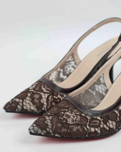 740 - پاشنه توری ساده 740