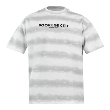 تیشرت باکسی اسپرت توبن هوم مدل X053 سفید