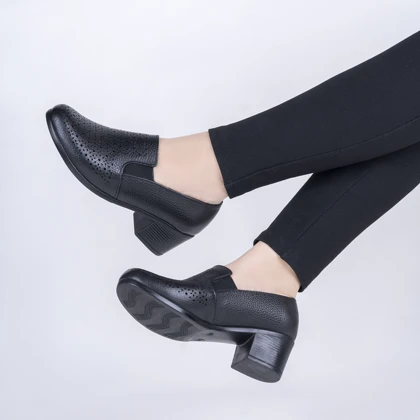 کفش چرم زنانه مدل ماریا تابستانی کد 8680
