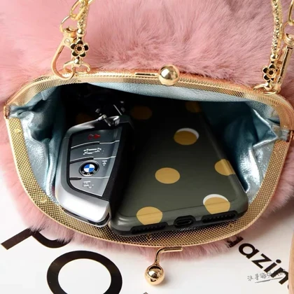 کیف دوشی دخترانه خرگوش پولیشی- وارداتی