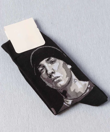 جوراب ساق بلند امینم مشکی 1022