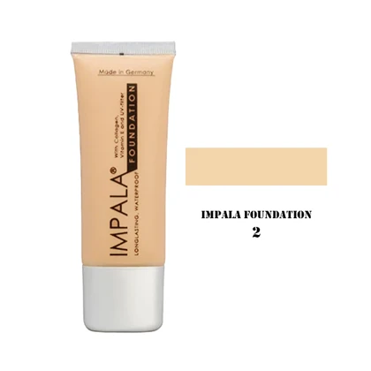 کرم پودر حاوی کلاژن ایمپالا IMPALA FOUNDATION