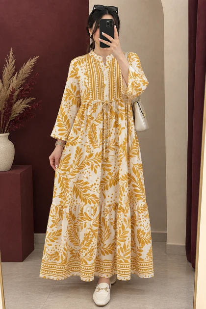 پیراهن ساحلی هندی طرح نارین کد 6016