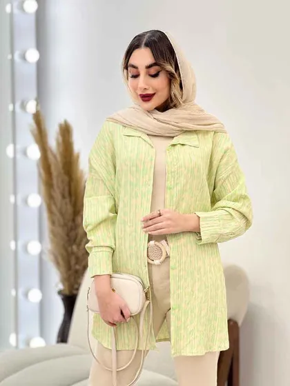 شومیز طرح دار ملودی