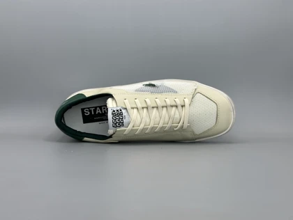 کتانی گلدن گوس استاردن کرم سبز/Golden Goose Stardan