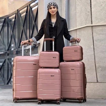 چمدان وارداتی مونزا مدل MONZA - MNZ837 SERIES سری 4 عددی (به همراه چمدان آرایشی هدیه)