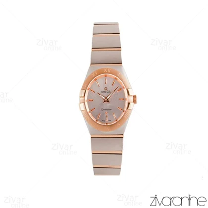 ساعت امگا کانسلیشن زنانه دورنگ رزگلد سیلور 102381