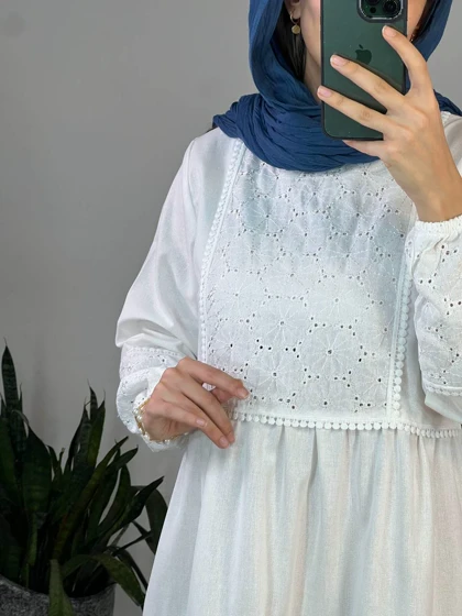 پیراهن مانتویی نیلسا