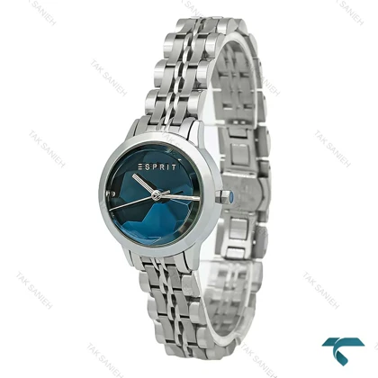 ساعت اسپریت زنانه سیلور صفحه کله غازی بند جوبیلی Esprit-8222-L