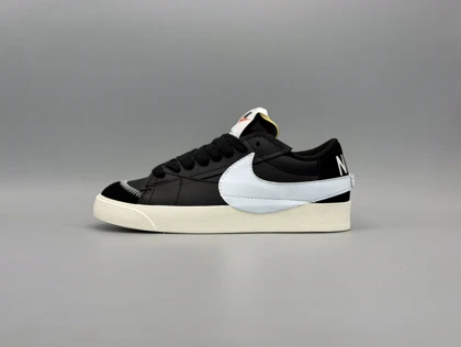 کتانی نایکی بلیزر لو 77 جامبو مشکی سفید/Nike Blazer low 77 Jumbo