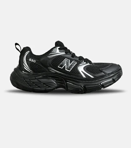 کفش کتانی مردانه و زنانه مشکی NEW BALANCE 530 V02 مدل 8005
