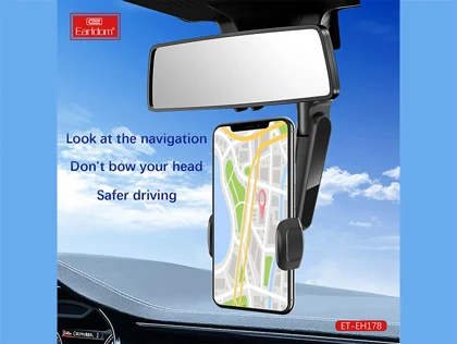 هولدر موبایل آینه جلوی خودرو ارلدام Earldom Mobile Holder Model ET-EH178