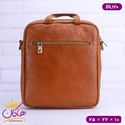 کیف دوشی چرم طبیعی چرمسال سایز بزرگ DL120