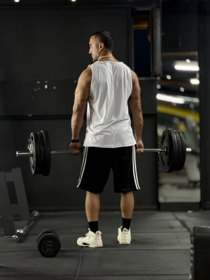 رکابی نخ پنبه حلقه‌ای آدیداس ADIDAS سفید