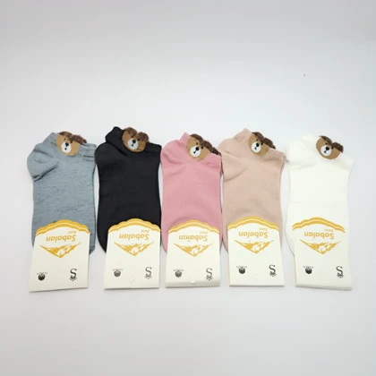 جوراب مچی طرح تدی