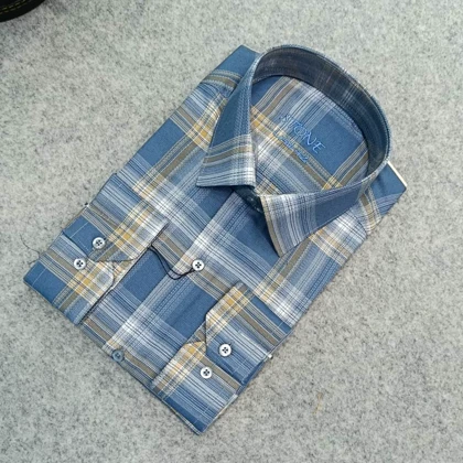 پیراهن طرحدار مردانه قواره ازاد ( قواره کلاسیک ) _ استین بلند