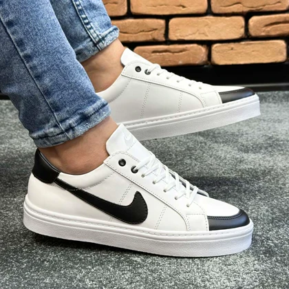کفش کتانی اسپرت مردانه رنگ سفید مدل نایک NIKE AIR FORCE