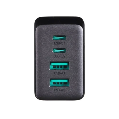 شارژر دیواری تایپ سی و یو اس بی 67 وات با کابل دو سر تایپ‌سی جویروم TCG02