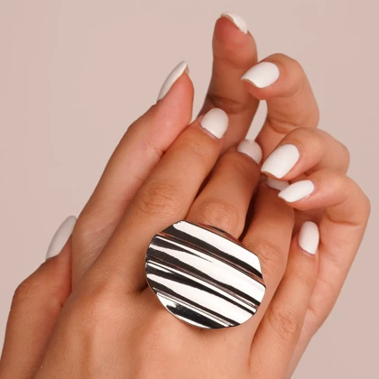 انگشتر رادیوم فری سایز رنگ سفید