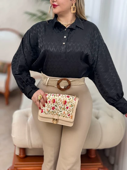 شومیز ساتن ناهید 2927