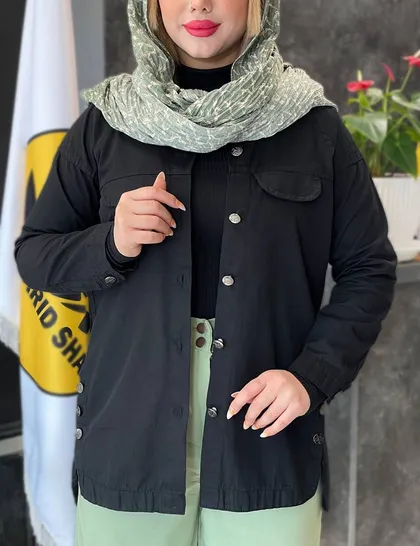 شومیز بغل دکمه مانلی کد : sh121211