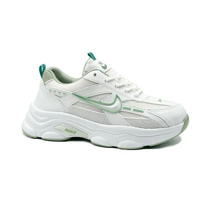 کفش و کتانی زنانه و دخترانه مدل نایک NIKE رنگ سفید فسفری