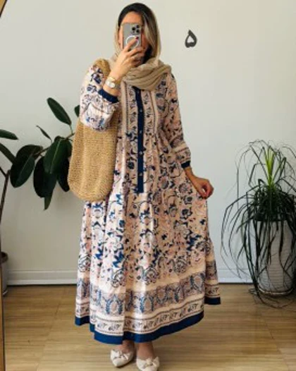 پیراهن ساحلی مزونی فرح 4