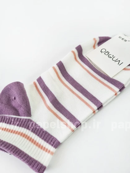 جوراب مچی نخ پنبه خارا طرح نوشته