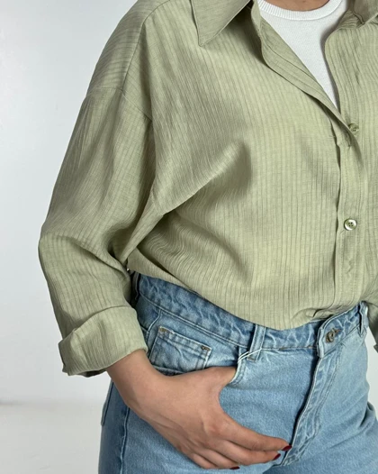 شومیز شیشه ای طرح دار کد 500532