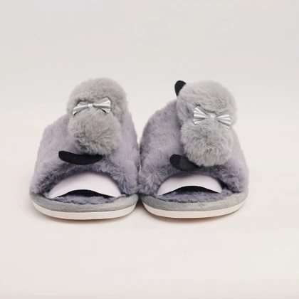 پاپوش مدل پنبه طوسی کد 294879