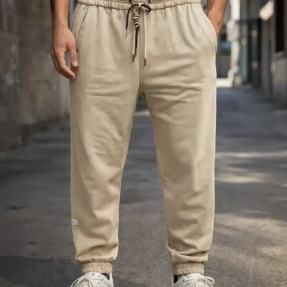 شلوار جاگر کرم دمپاگتر * فوق‌العاده شیک و با کیفیت بالا