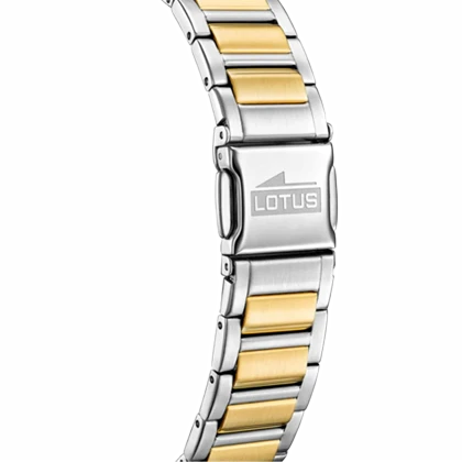 ساعت مچی مردانه لوتوس مدل L18969/1 کلاسیک مربعی دو رنگ (Tank Style)