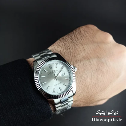 ساعت مچی مردانه برند رولکس مدل DO1118 استیل