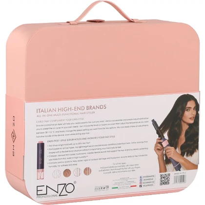 ست استایلر و سشوار حرفه‌ای انزو Enzo Professional Air Styler مدل EN-4133PRO MAX با 7 اتچمنت