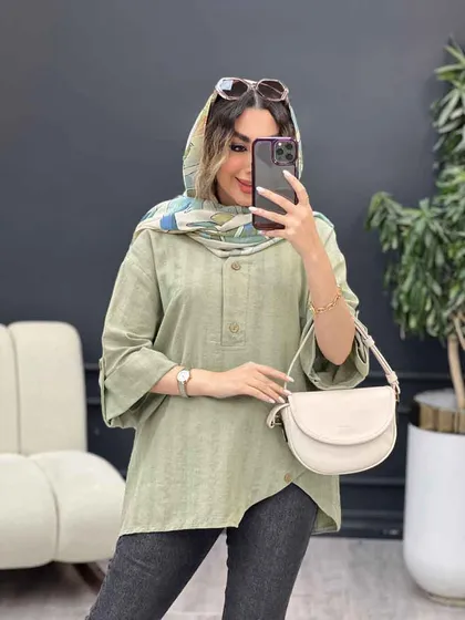 مانتو جلو بسته شیما