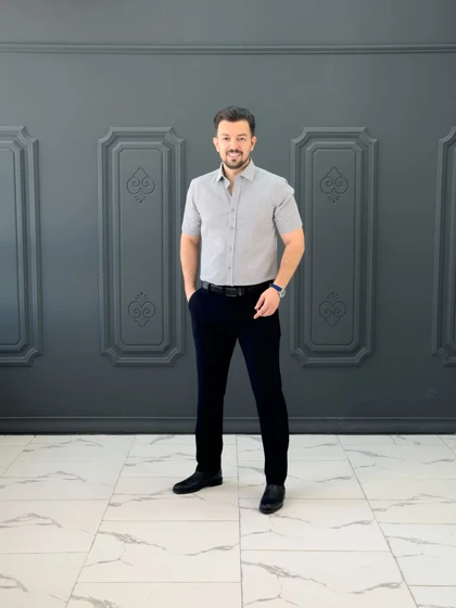 پیراهن 031655 VICO طوسی