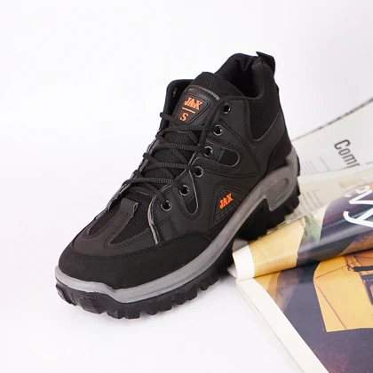 کفش ساق‌دار مردانه مشکی مدل JAX ویژه