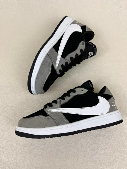 کتانی زنانه ایر جردن وان لو اسکات تراویس نایک AIR jordan 1 | کتانی ونس زنانه ایر جردن وان لو اسکات تراویس نایک AIR jordan 1 low Travis Scott کد 943 کد 351