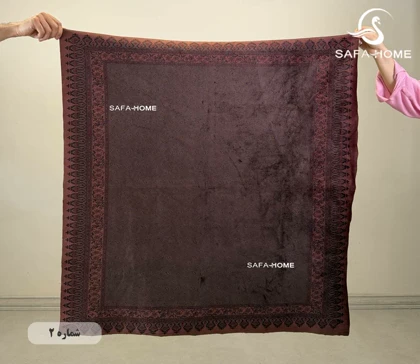 سفره رومیزی مخمل ترک سایز 100*100 سانتی متر