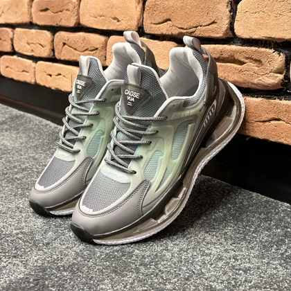 کفش و کتانی مردانه مدل نایک NIKE رنگ مشکی و طوسی