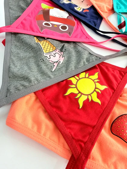 شورت بکلس بندی نخ پنبه طرحدار فیتن Fitan