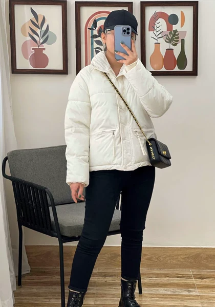 کاپشن کوتاه وارداتی کد 3178