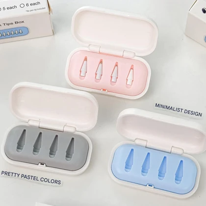 نوک یدک سیلیکونی قلم لمسی (4عددی) PEN TIPS BOX