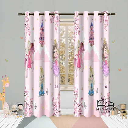 پرده کودک طرح کارتونی مدل W4850