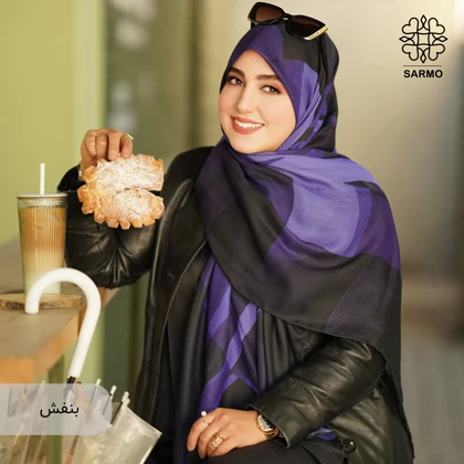 روسری نخ پنبه رها