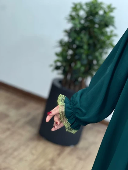 مانتو عبایی بلند رایلی کد 2638