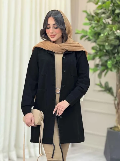 مانتو پایین بند چهار جیب