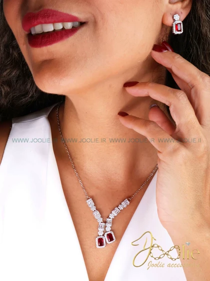 نیم ست جواهری زنانه کد S5110