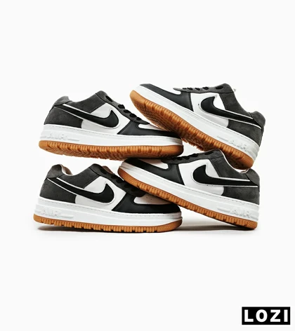 کفش کتانی بزرگ پا مشکی طوسی نایک NIKE AIR FORCE مدل 4775